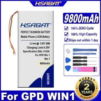 GPD WIN1 / WIN 1 / WIN Piller için HSABAT 9800mAh Pil