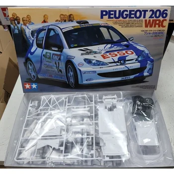 PEUGEOT 206 WRC Tamiya 1/24 plastik model seti Bina Modeli DIY 24221