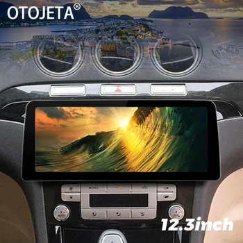 12.3 inç Qled Ekran Radyo Android 13 Araba Video Oynatıcı Stereo Ford S Max İçin S-MAX 2007-2015 GPS Multimedya Carplay Kafa Ünitesi