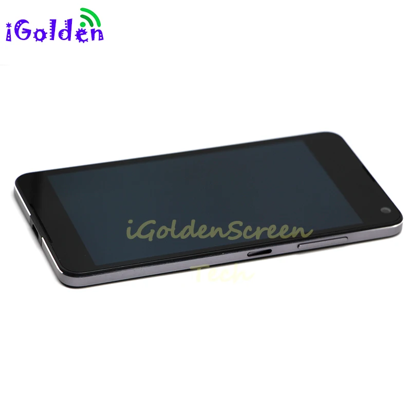 Nokia Lumia 650 için RM-1152 RM-1154 RM - 1109 RM-1113 lcd ekran + dokunmatik ekranlı sayısallaştırıcı grup + Çerçeve Yedek Parçaları 650